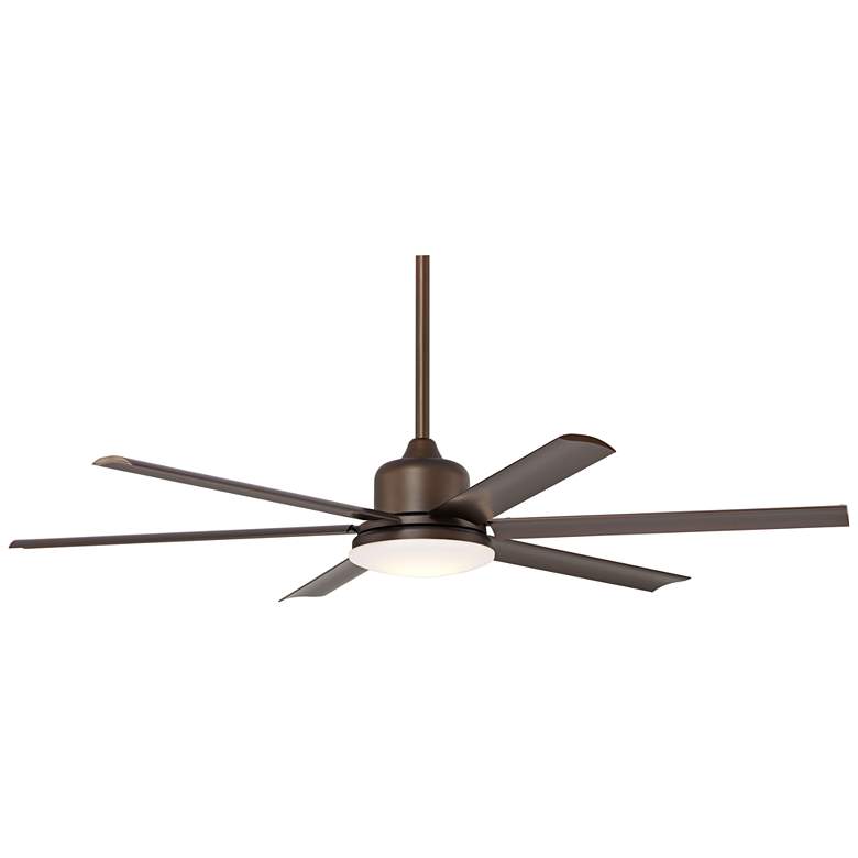 Image 6 60 inch Casa Arcade&#8482; Bronze Damp Rated LED Ceiling Fan with Remote more views