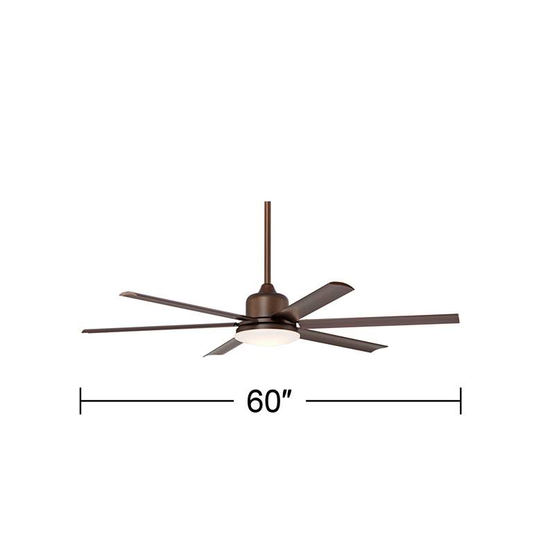 Image 7 60 inch Casa Arcade&#8482; Bronze Damp Rated LED Ceiling Fan with Remote more views