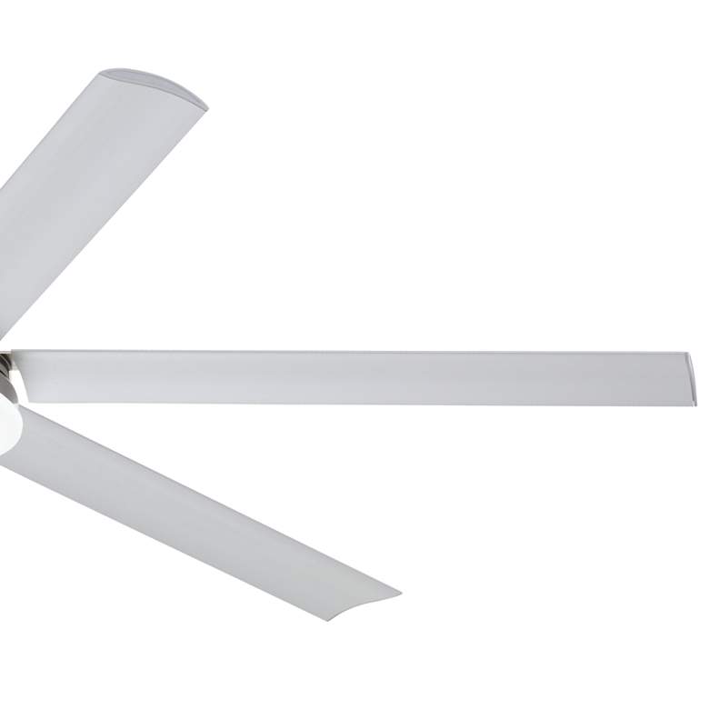 Image 4 60" Casa Arcade Brushed Nickel Damp Rated Modern LED Fan with Remote more views