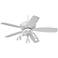 60" Casa Belle Grove™ 5-Light White Ceiling Fan