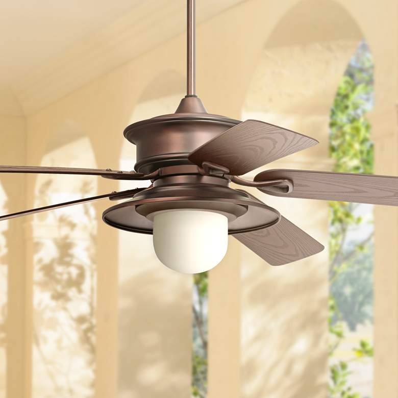 Image 1 60 inch Casa Del Prado&#8482; Oil-Brushed Bronze Wet Ceiling Fan