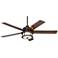 60" Casa Largo Oil-Brushed Bronze LED Pull Chain Ceiling Fan