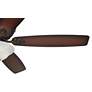 Thumbnail4 of 60" Casa Montego Bronze Alabaster Glass LED Pull Chain Ceiling Fan more views