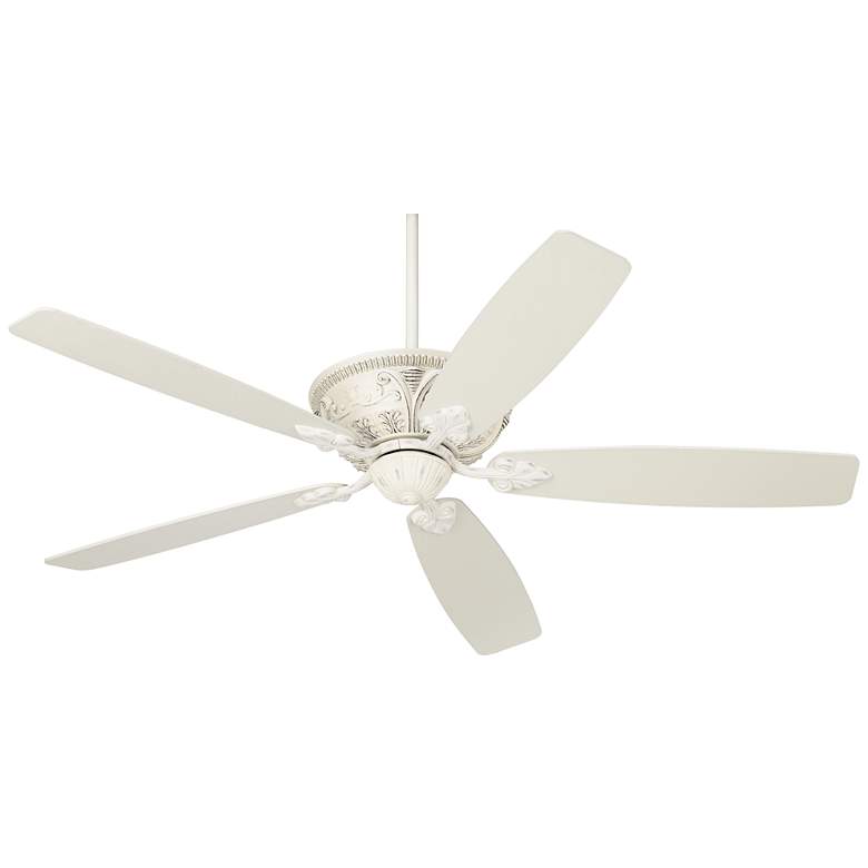 Image 3 60" Casa Montego™ Rubbed White Ceiling Fan with Pull Chain