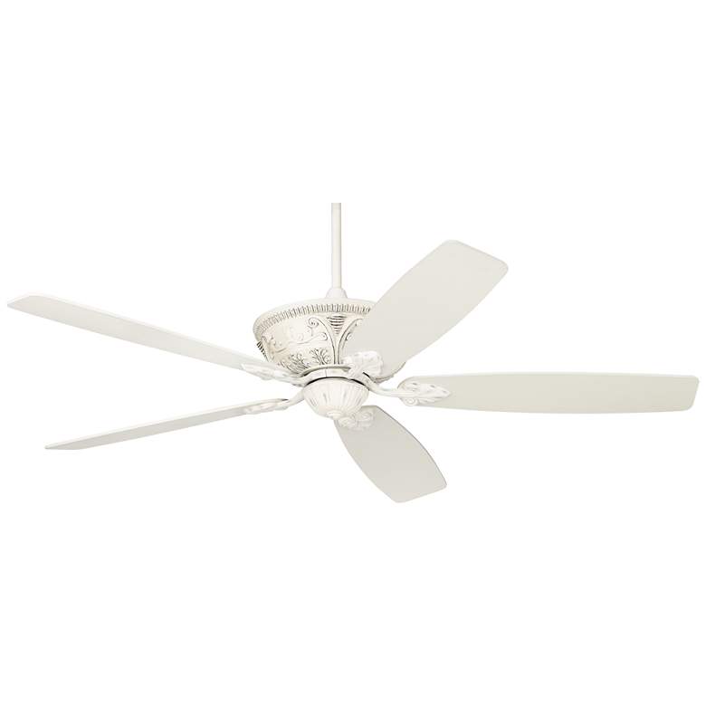 Image 6 60" Casa Montego™ Rubbed White Ceiling Fan with Pull Chain more views