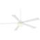 60" Casa Odessa™ White Damp Rated LED Ceiling Fan