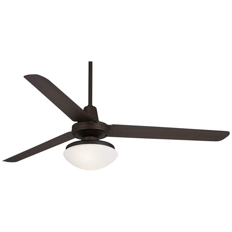 Image 6 60" Casa Turbina DC Bronze Opal Glass Damp Rated Fan with Remote more views
