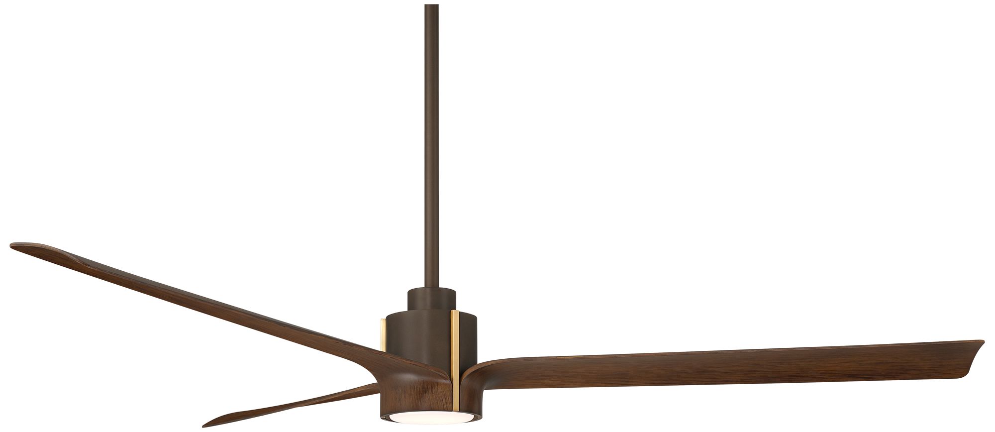 Watch A Video About the Casa Vieja Aero Bronze and Dark Walnut LED Ceiling Fan with Remote