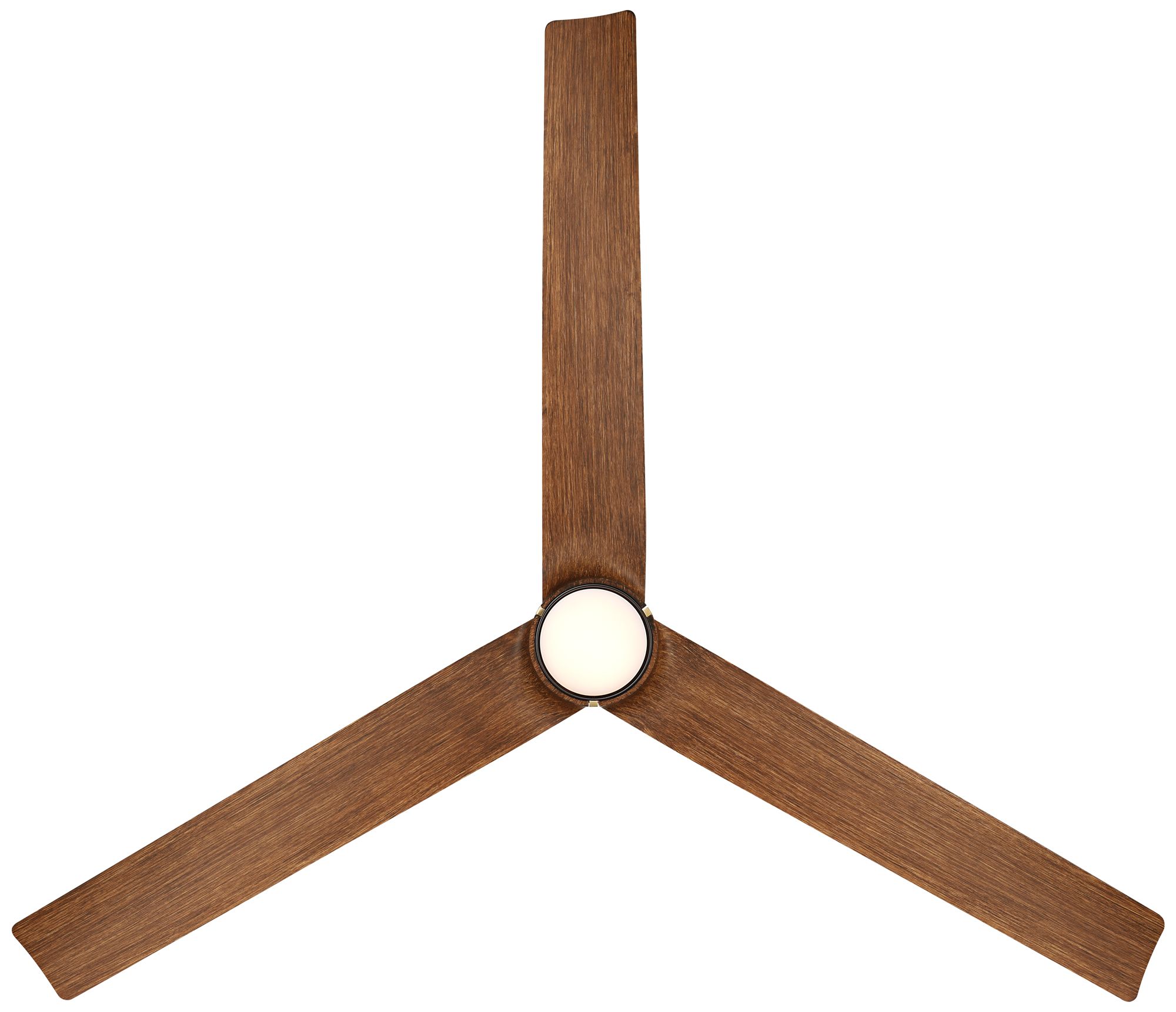 Watch A Video About the Casa Vieja Aero Matte Black and Koa LED Ceiling Fan with Remote