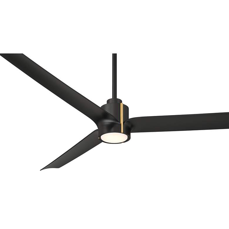 Image 6 60" Casa Vieja Aero Matte Black LED Ceiling Fan with Remote more views