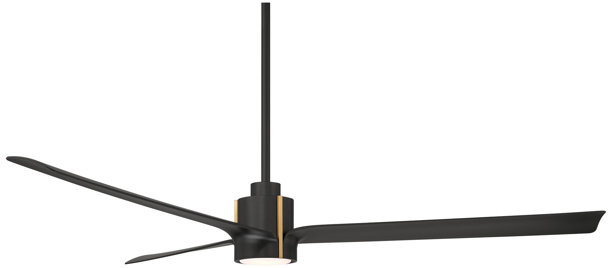 Watch A Video About the Casa Vieja Aero Matte Black LED Ceiling Fan with Remote