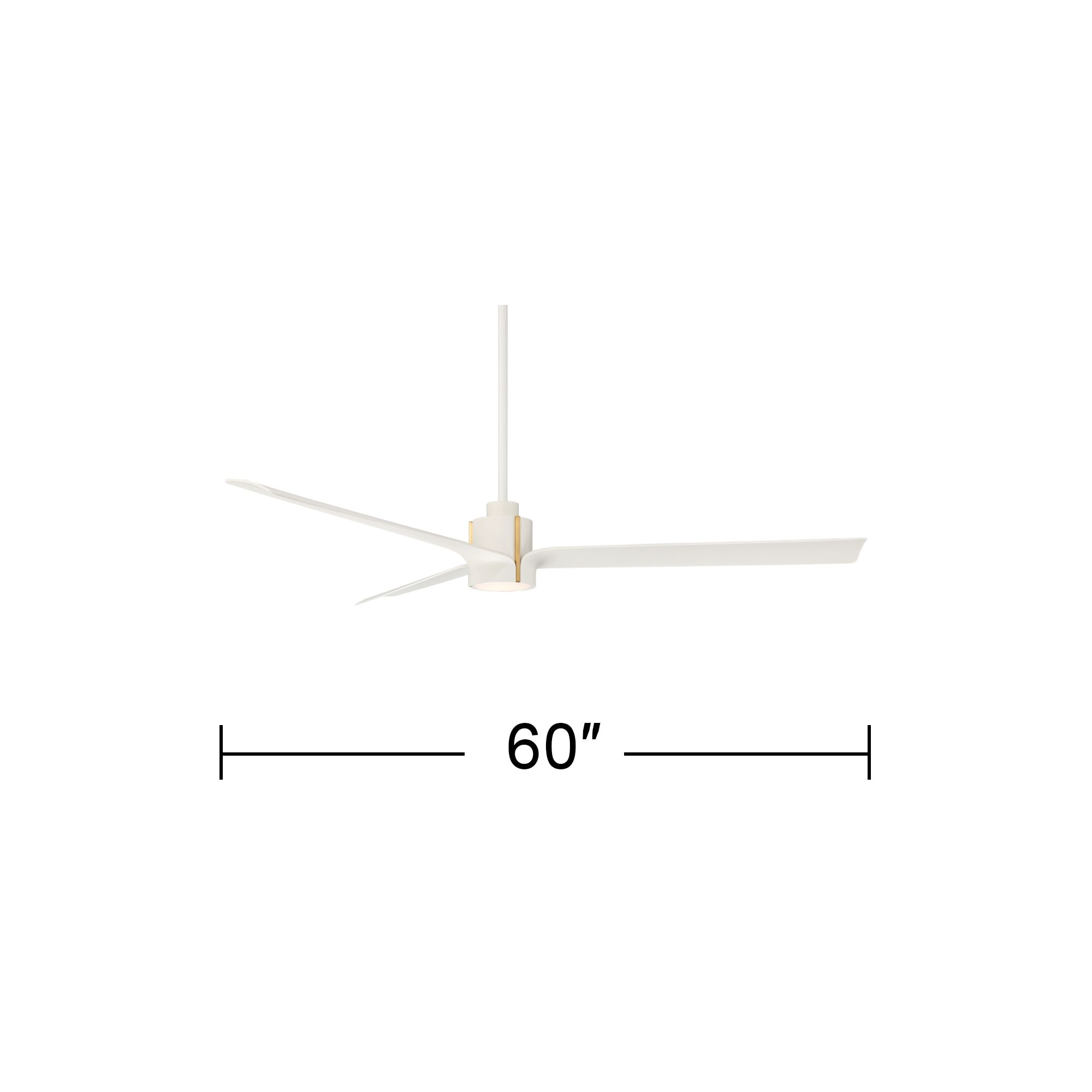 Watch A Video About the Casa Vieja Aero Matte White LED Ceiling Fan with Remote