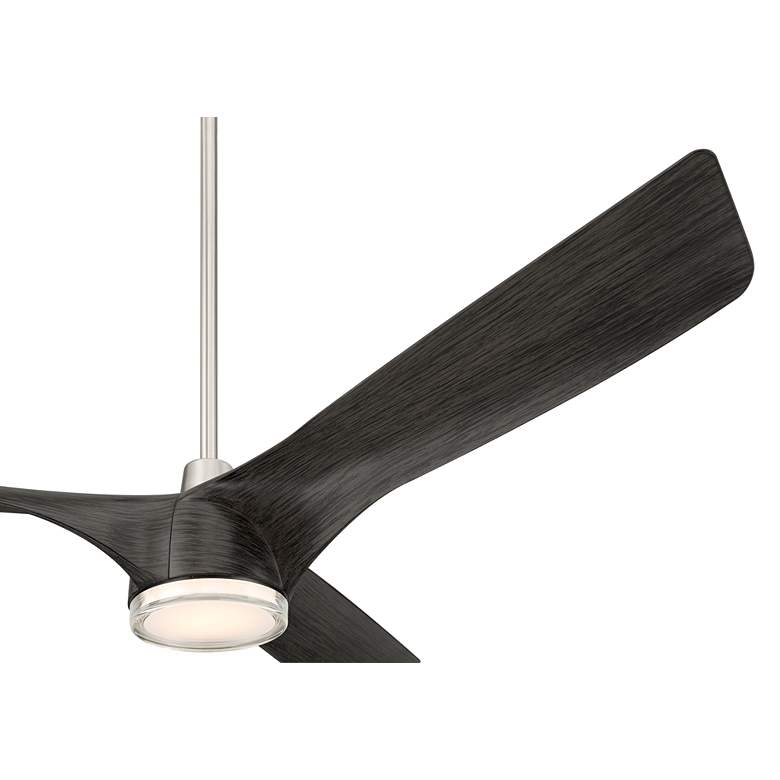 Image 4 60" Casa Vieja Artistry Brushed Nickel LED Damp Ceiling Fan more views