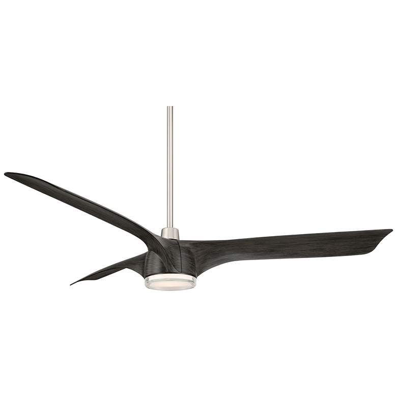 Image 6 60" Casa Vieja Artistry Brushed Nickel LED Damp Ceiling Fan more views