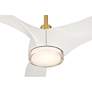 4_60" Casa Vieja Artistry Soft Brass LED Damp Ceiling Fan more views