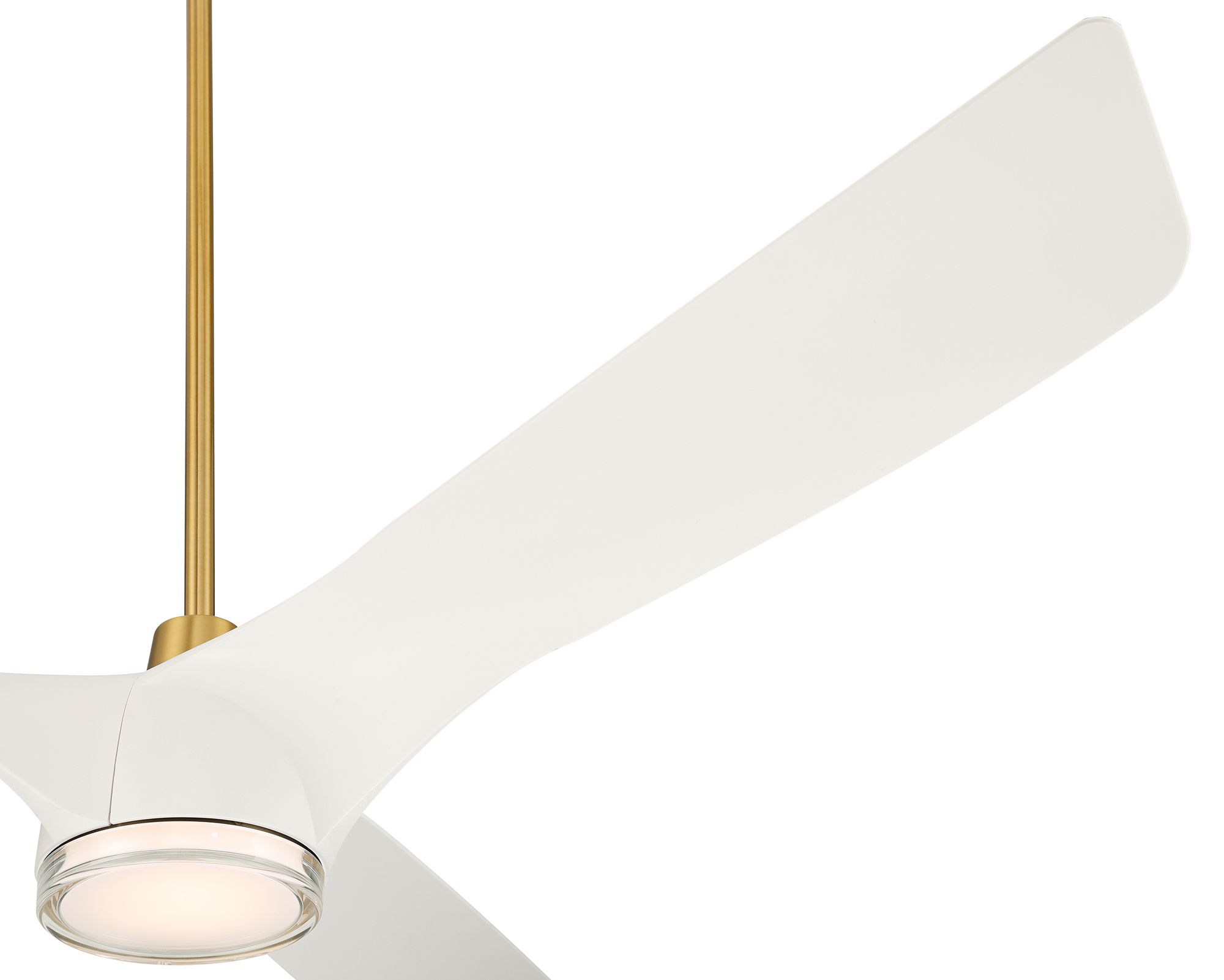 Image 4 60" Casa Vieja Artistry Soft Brass LED Damp Ceiling Fan more views