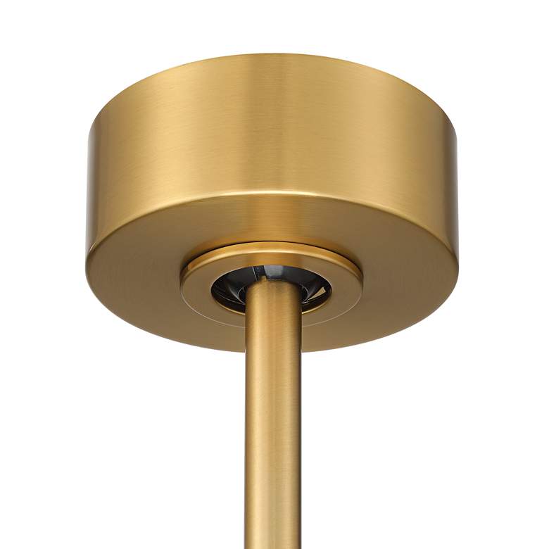 Image 5 60" Casa Vieja Artistry Soft Brass LED Damp Ceiling Fan more views