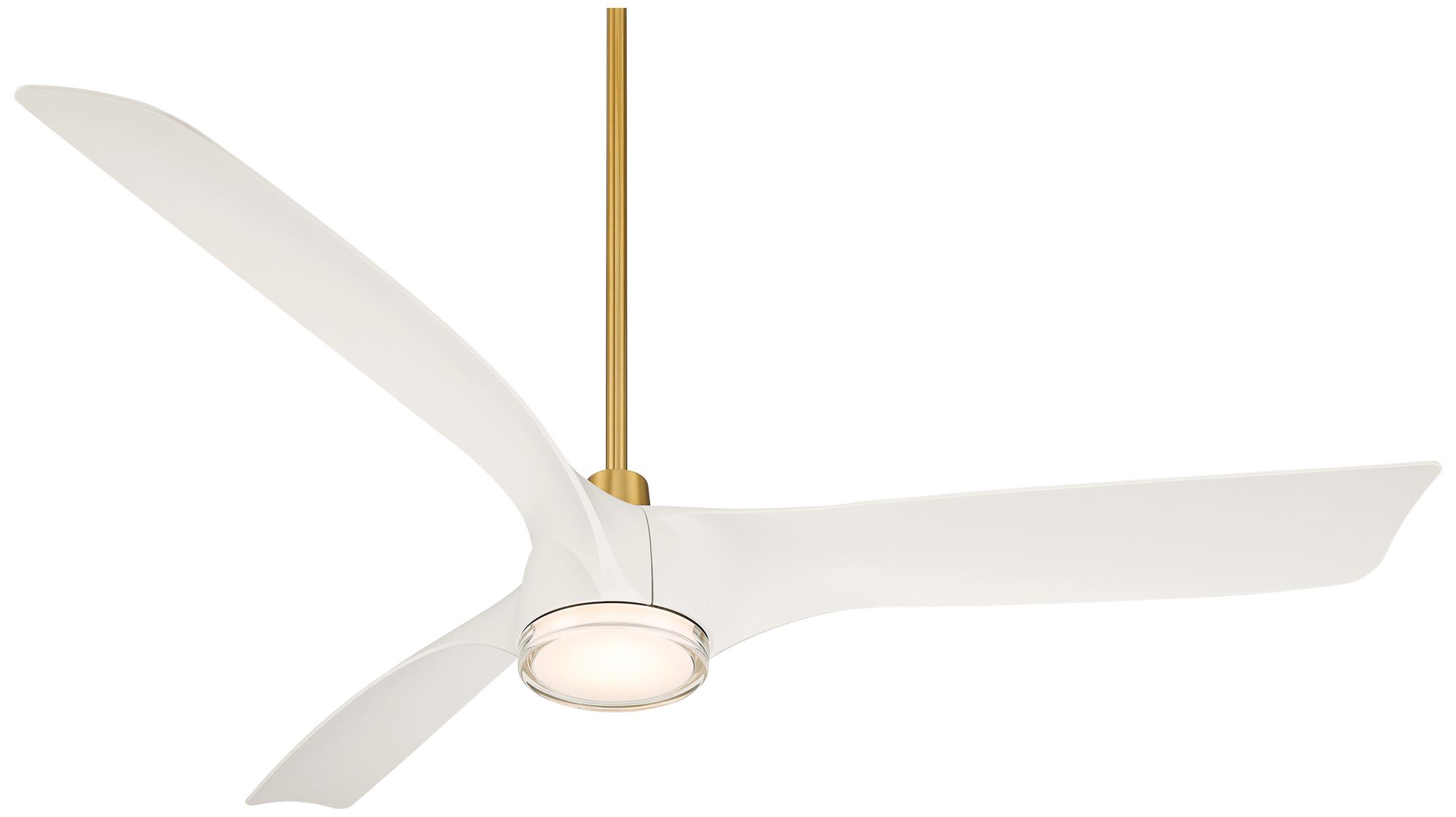 Watch A Video About the Casa Vieja Artistry Soft Brass LED Damp Ceiling Fan