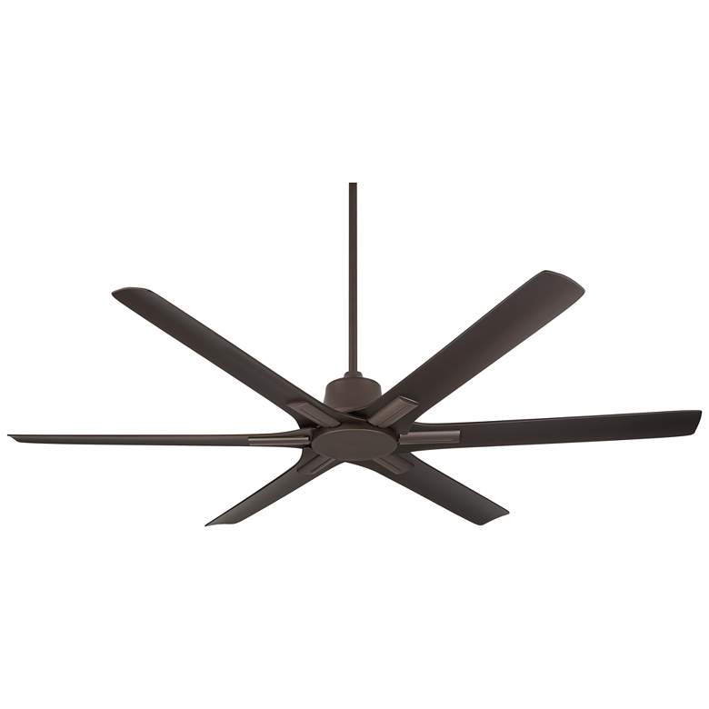 Image 2 60" Casa Vieja Bronze Damp Rated Ceiling Fan with Remote