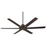 3_60" Casa Vieja Bronze Damp Rated Ceiling Fan with Remote