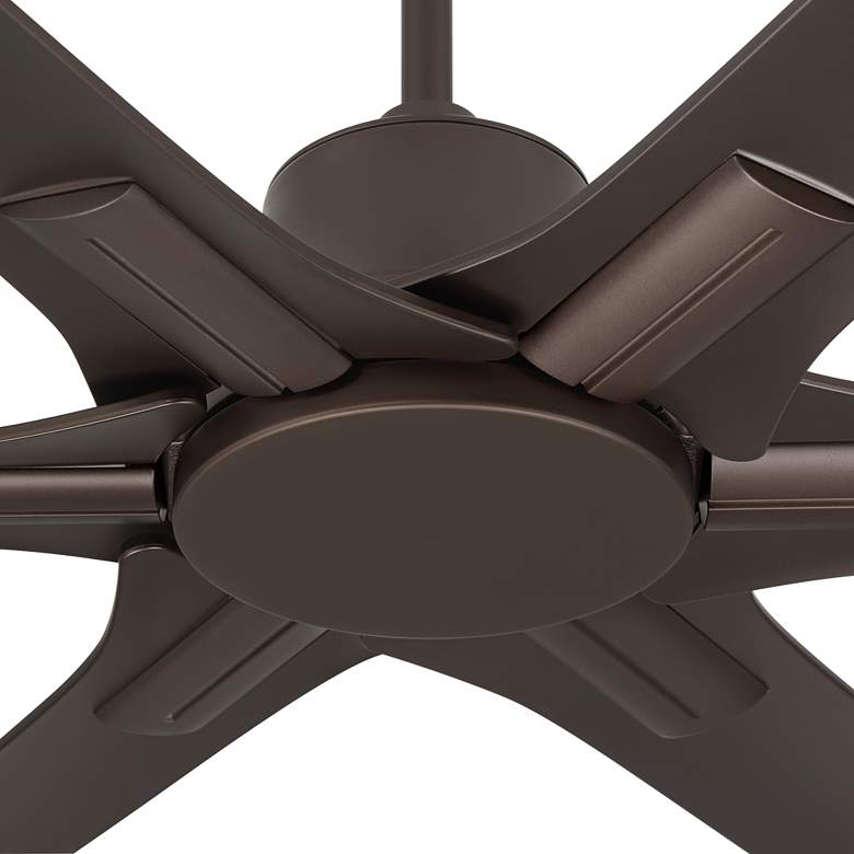 Image 3 60" Casa Vieja Bronze Damp Rated Ceiling Fan with Remote more views