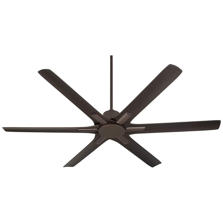 Image 6 60" Casa Vieja Bronze Damp Rated Ceiling Fan with Remote more views