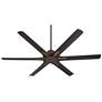 7_60" Casa Vieja Bronze Damp Rated Ceiling Fan with Remote more views