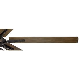 Image4 of 60" Casa Vieja Expedition Black LED Rustic Ceiling Fan with Remote more views