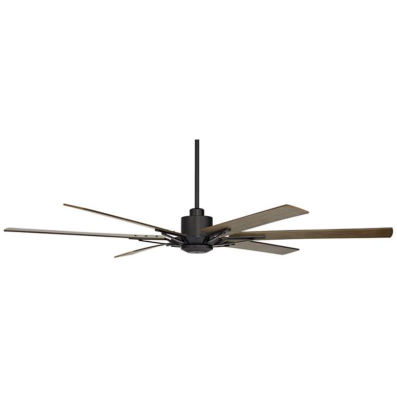Image 6 60" Casa Vieja Expedition Matte Black Damp Rated Fan with Remote more views