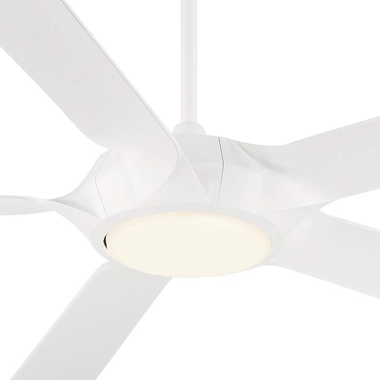 Image 3 60" Casa Vieja Grand Regal Matte White LED Ceiling Fan With Remote more views