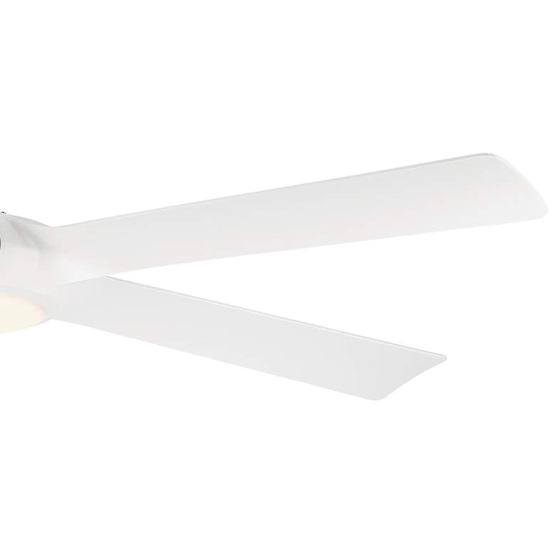 Image 4 60" Casa Vieja Grand Regal Matte White LED Ceiling Fan With Remote more views