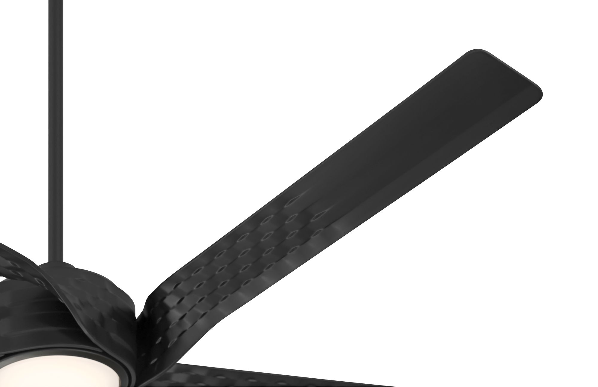 Image 6 60" Casa Vieja Helix Matte Black Indoor/Outdoor LED Ceiling Fan more views