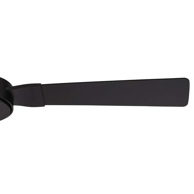 Image 5 60" Casa Vieja Invictus Matte Black and Walnut Damp Fan with Remote more views