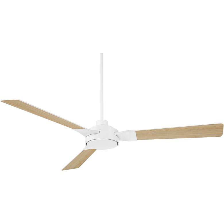 Image 4 60" Casa Vieja Invictus Matte White Damp Ceiling Fan with Remote more views