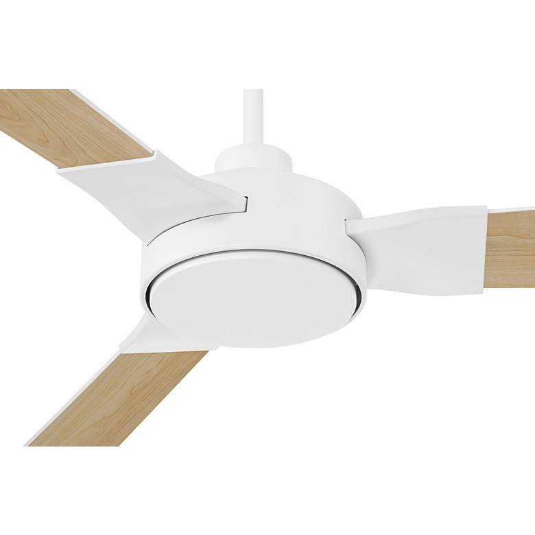 Image 5 60" Casa Vieja Invictus Matte White Damp Ceiling Fan with Remote more views
