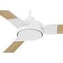 6_60" Casa Vieja Invictus Matte White Damp Ceiling Fan with Remote more views