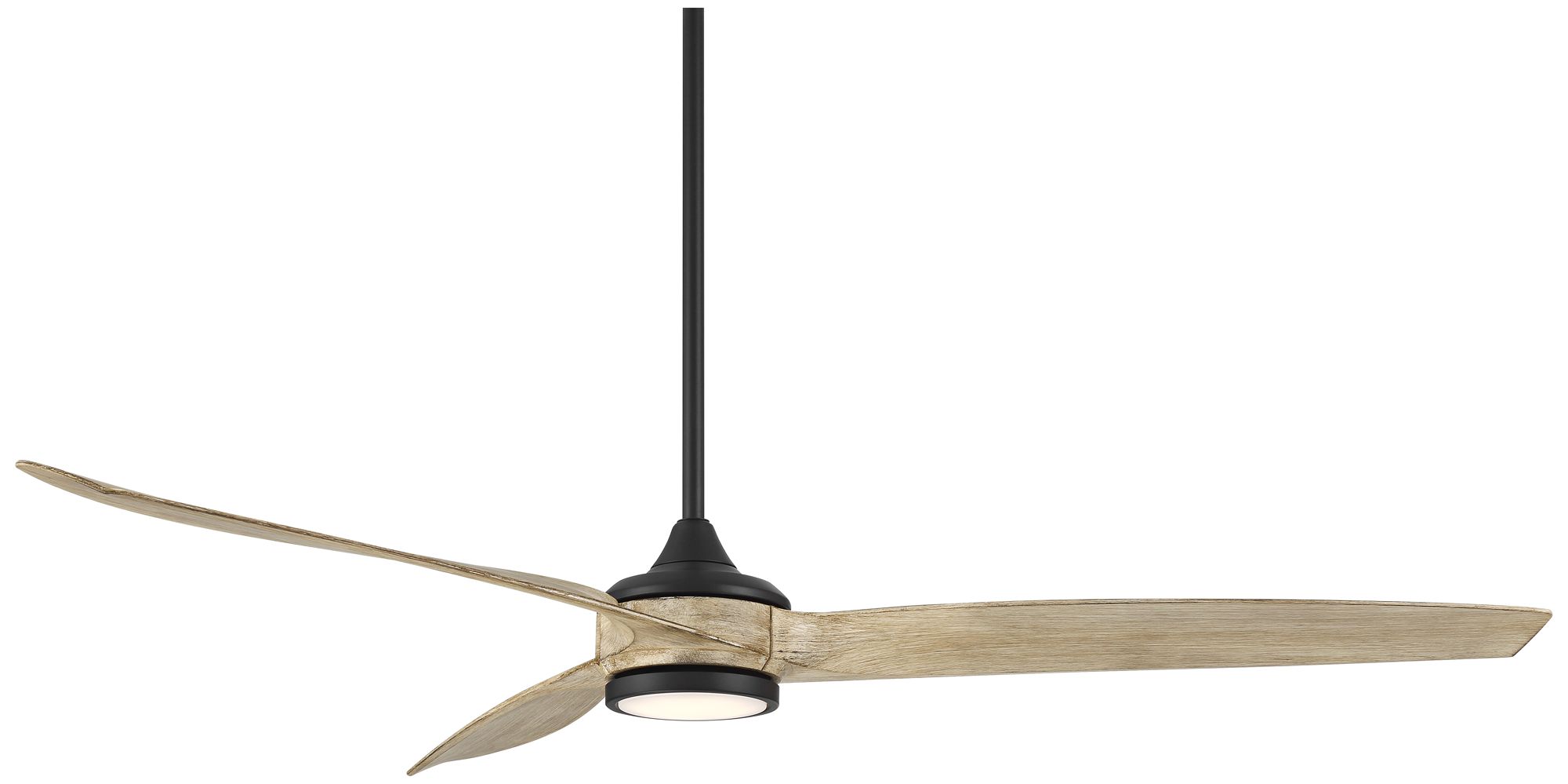 Watch A Video About the 60 Casa Vieja La Jolla Surf Matte Black LED Ceiling Fan with Remote