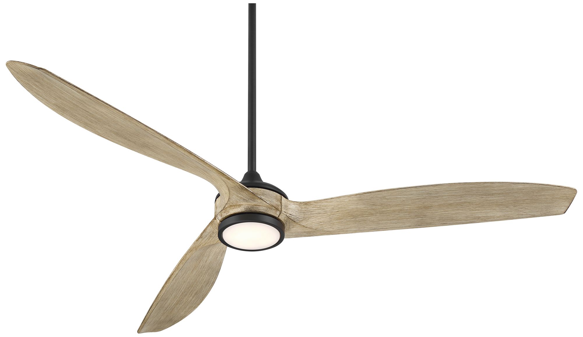 Watch A Video About the 60 Casa Vieja La Jolla Surf Matte Black LED Ceiling Fan with Remote