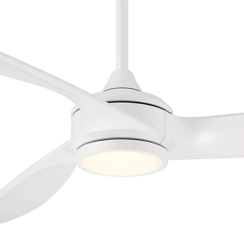 Image 3 60 inch Casa Vieja La Jolla Surf Matte White LED Ceiling Fan with Remote more views