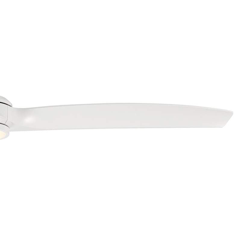 Image 4 60" Casa Vieja La Jolla Surf Matte White LED Ceiling Fan with Remote more views
