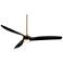 60" Casa Vieja La Jolla Surf Soft Brass LED Ceiling Fan with Remote