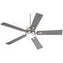 60" Casa Vieja Lemans Brushed Nickel LED Ceiling Fan with Remote