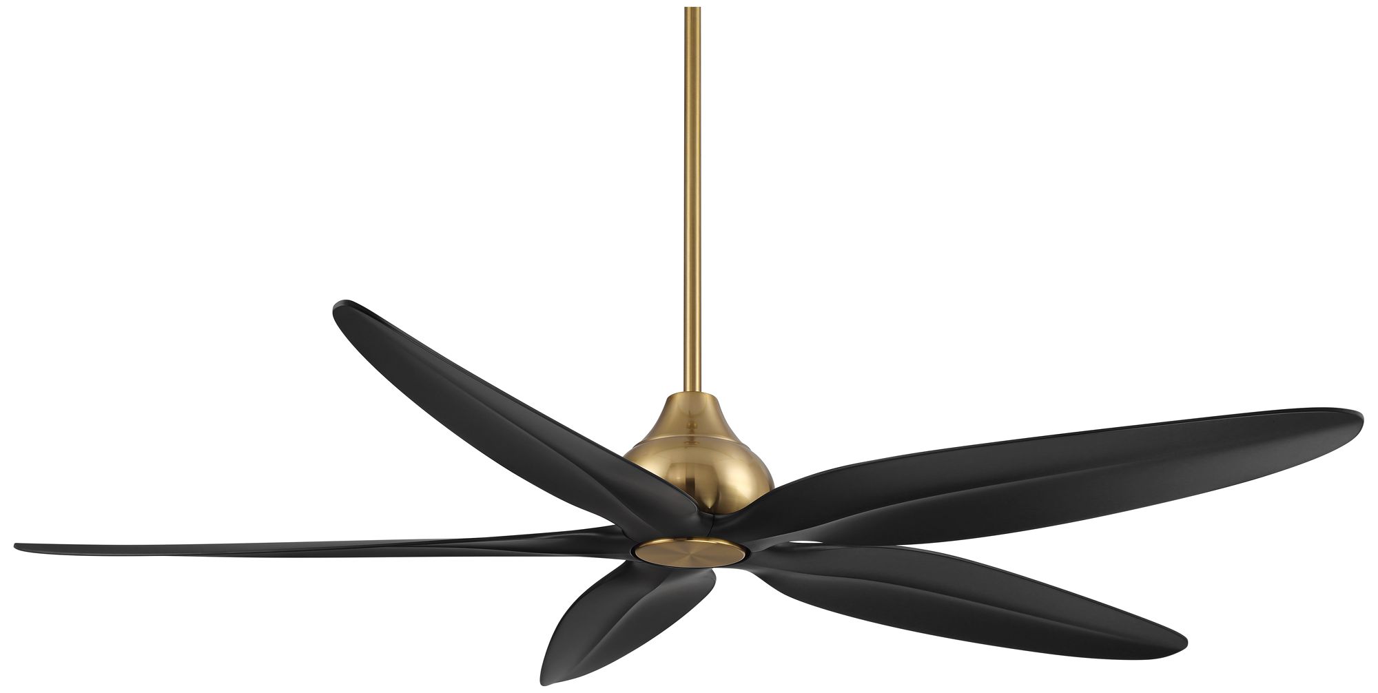 Watch A Video About the Casa Vieja Lotus Bay Brass and Black Damp Remote LED Ceiling Fan