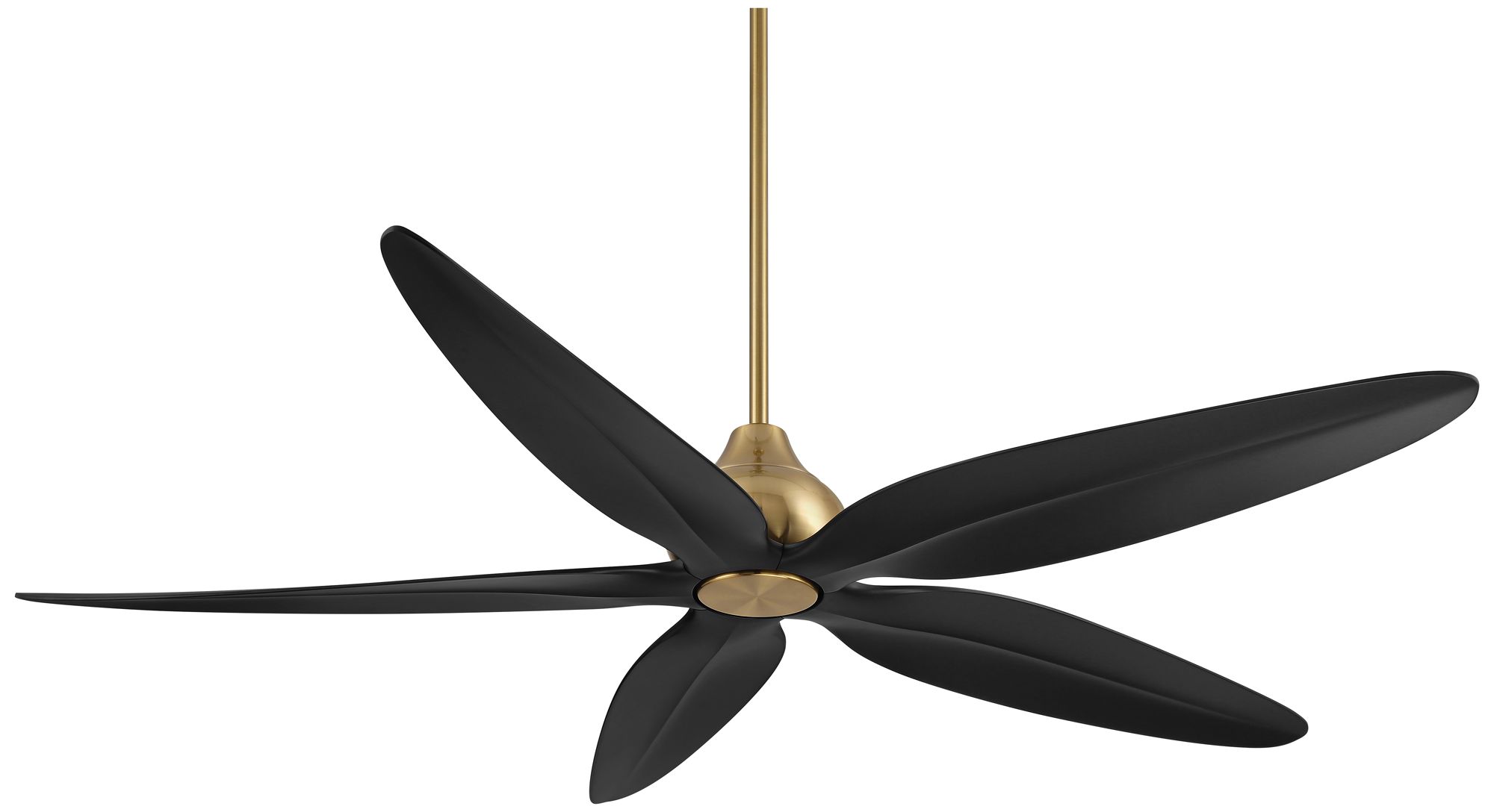 Watch A Video About the Casa Vieja Lotus Bay Brass and Black Damp Remote LED Ceiling Fan