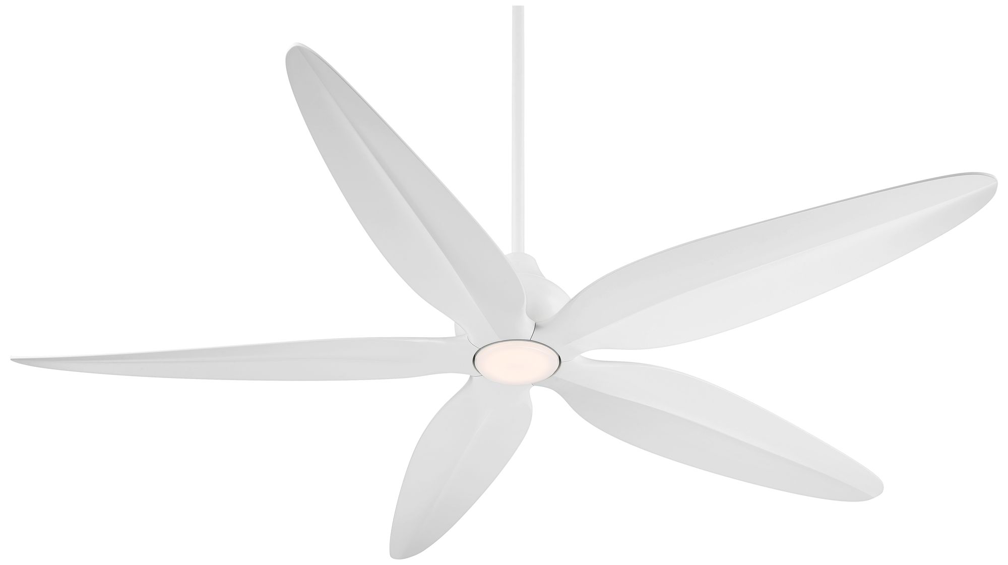 Watch A Video About the Casa Vieja Lotus Bay Matte White Damp LED Ceiling Fan with Remote