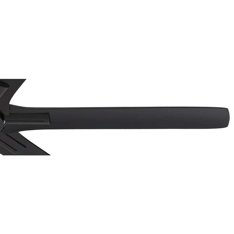 Image 4 60" Casa Vieja Matte Black Damp Rated Ceiling Fan with Remote more views