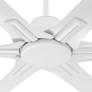 4_60" Casa Vieja Matte White Damp Rated Ceiling Fan with Remote more views