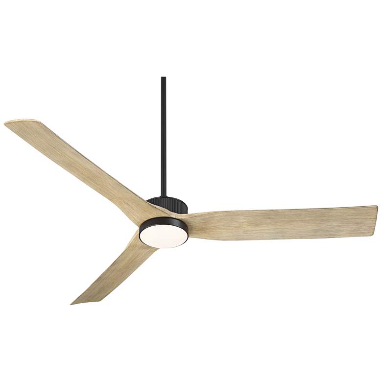 Image 6 60" Casa Vieja Montage Matte Black LED Damp Rated Fan with Remote more views