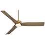 Watch A Video About the 60 Casa Vieja Montage Soft Brass LED Damp Rated Fan with Remote
