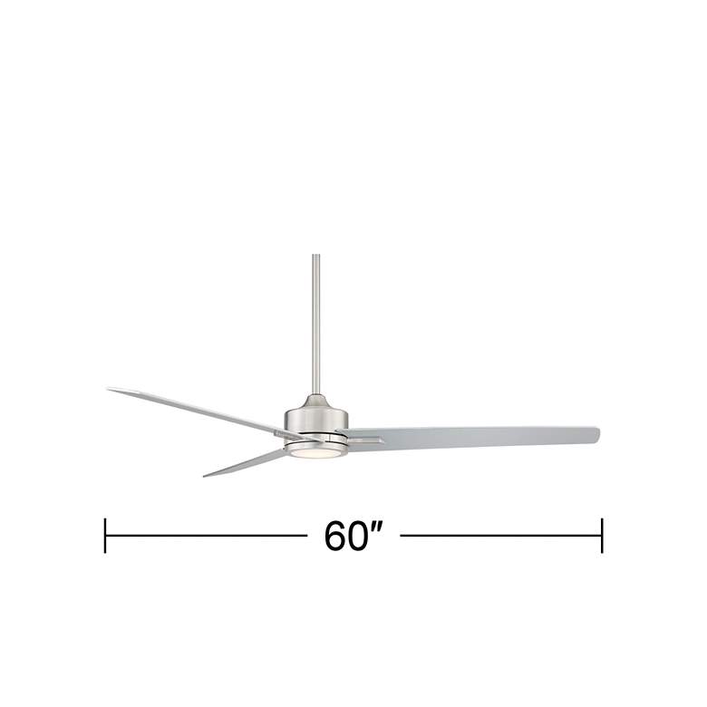 Image 7 60" Casa Vieja Monte Largo Brushed Nickel LED Ceiling Fan with Remote more views